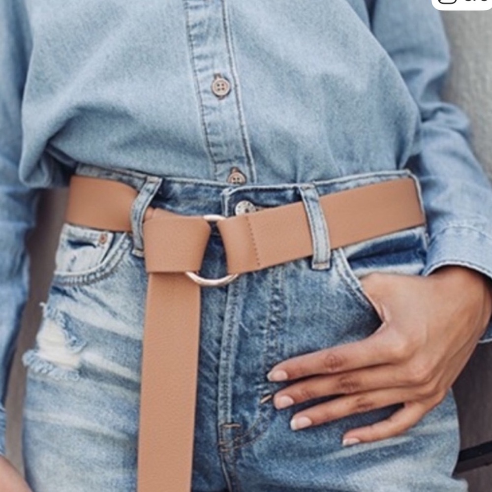 B-Low the belt Mia Vegan tan Leather Belt - Picture 2 of 6